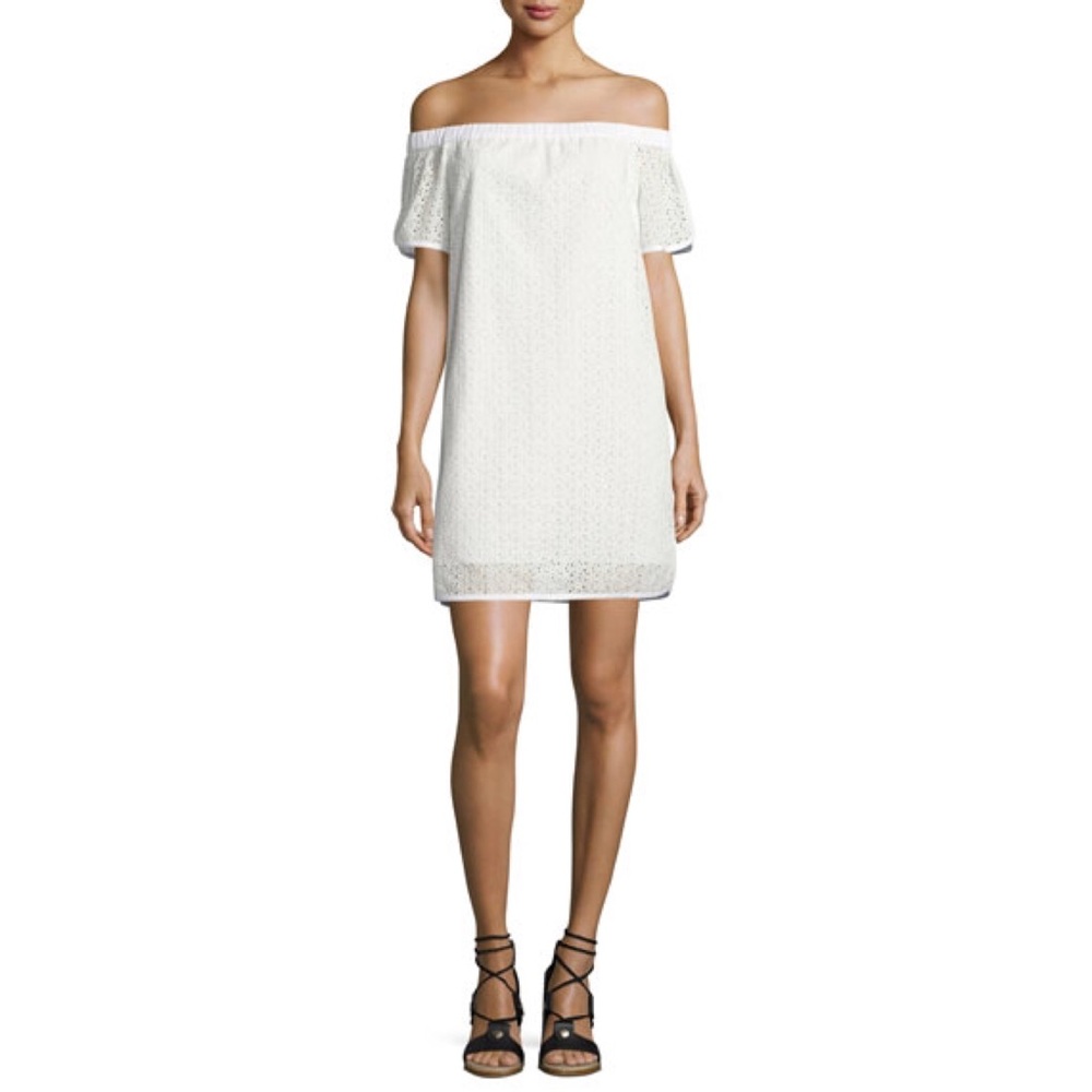 NWT Rag & Bone White Off The Shoulder Dress Size S